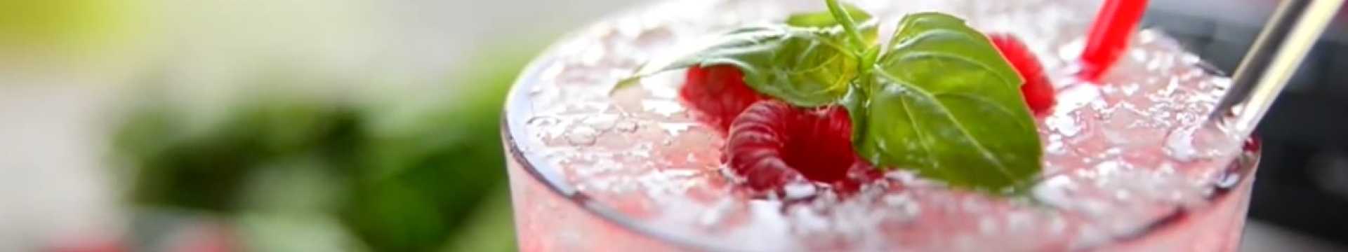 Mojito à la framboise et au basilic