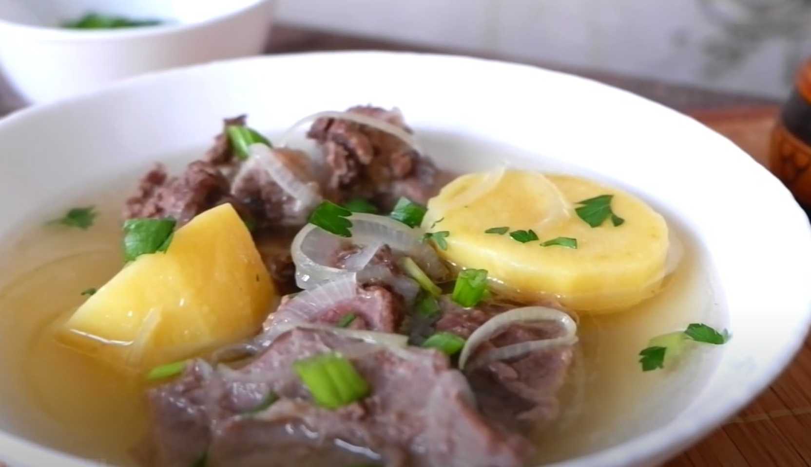 Image du plat : Soupe bouriate de Bukhlál