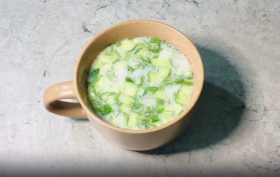 Recette : Okroshka au lait