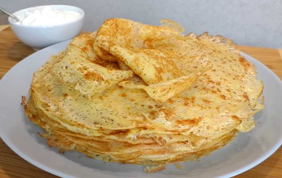 Recette : Crêpes dentelle au lait et sans levure