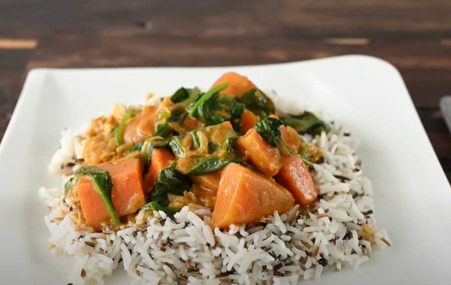 Recette : Patates douces au lait de coco