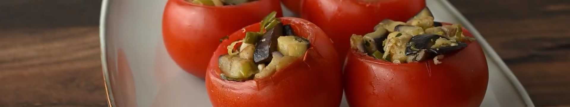 tomates farcies végétaliennes