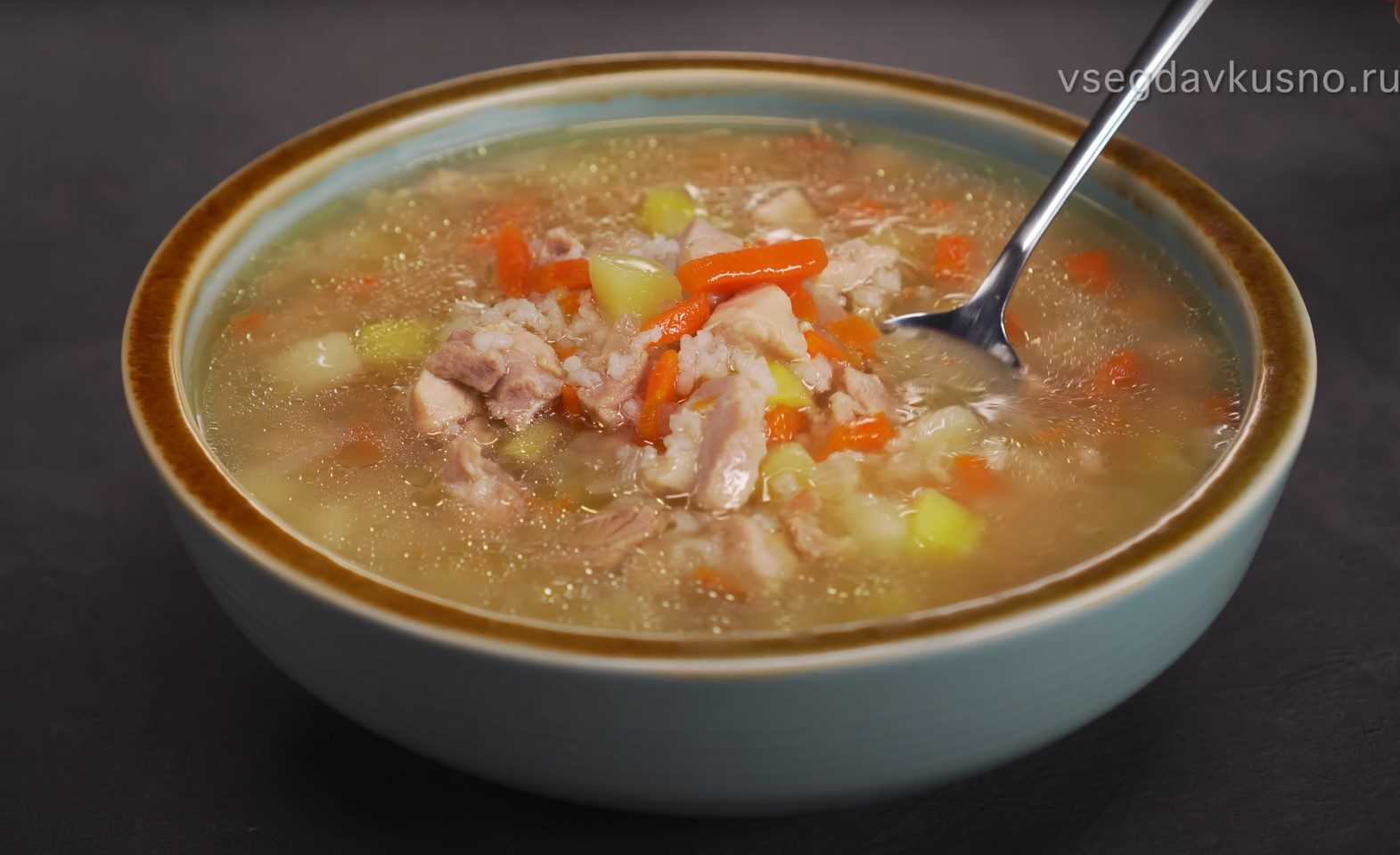 Image du plat : Soupe de poulet classique au riz