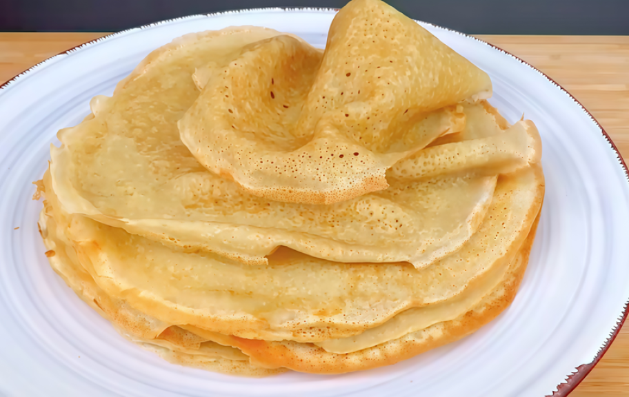 Recette : Crêpes sans œufs à l'eau