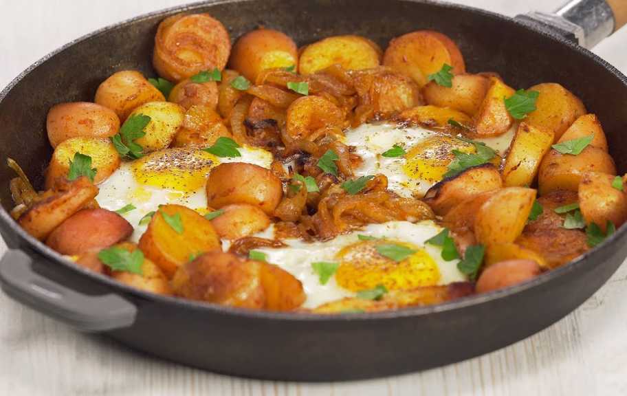 Recette : Huevos Rotos (Œufs brouillés et pommes de terre)