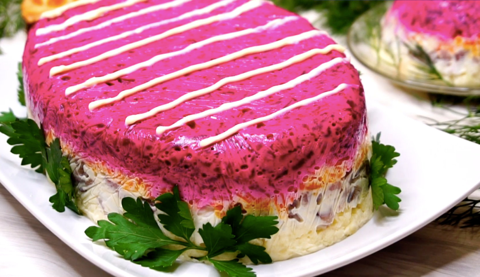 Image du plat : Hareng sous une couche de fourrure avec de la gélatine