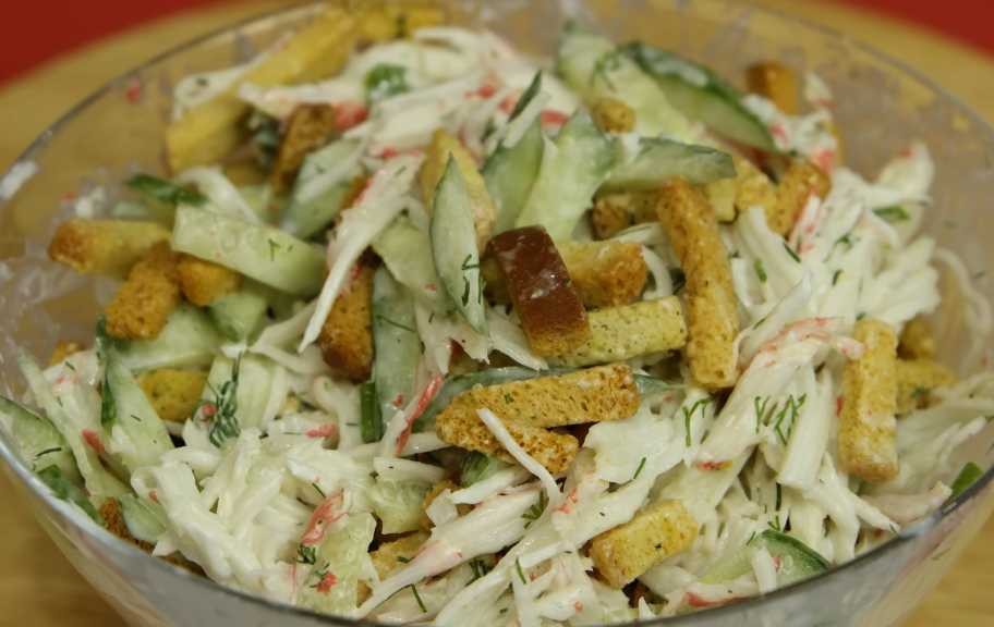 Recette : Salade de crabe sans maïs