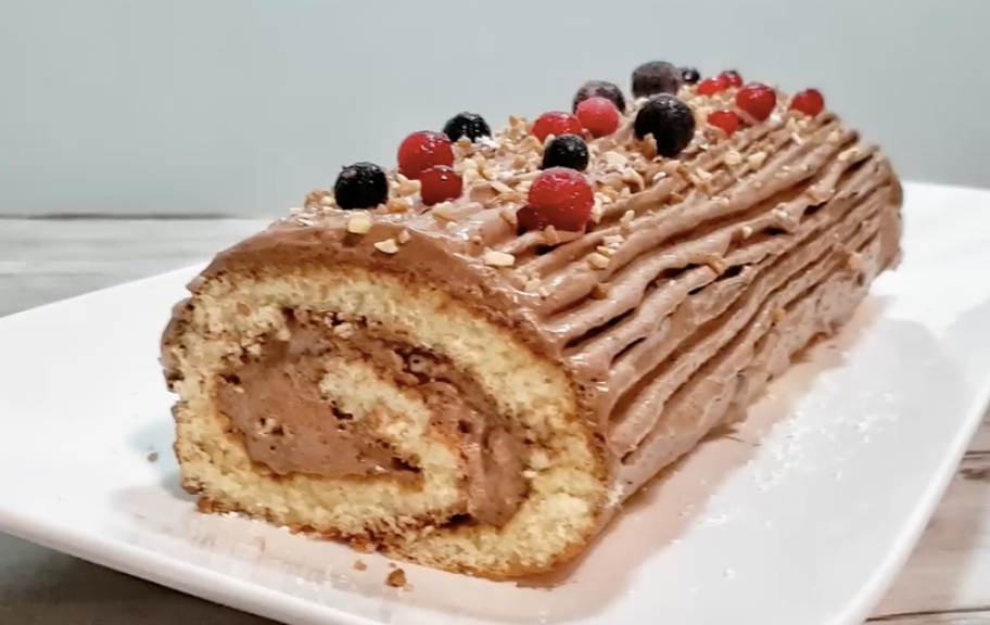 Recette : Bûche de Noël roulée