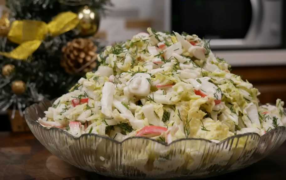 Recette : Salade de crabe au chou chinois
