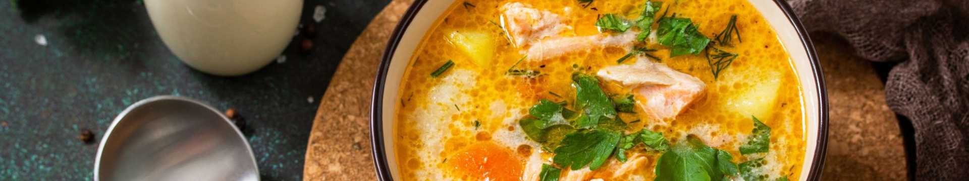 soupe de saumon