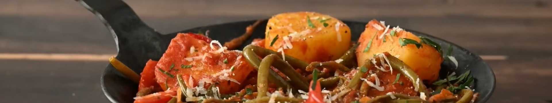 Haricots verts aux pommes de terre