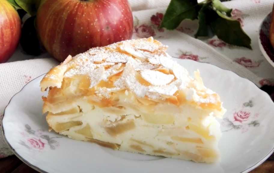 Recette : Tarte aux pommes et à la cannelle sans farine