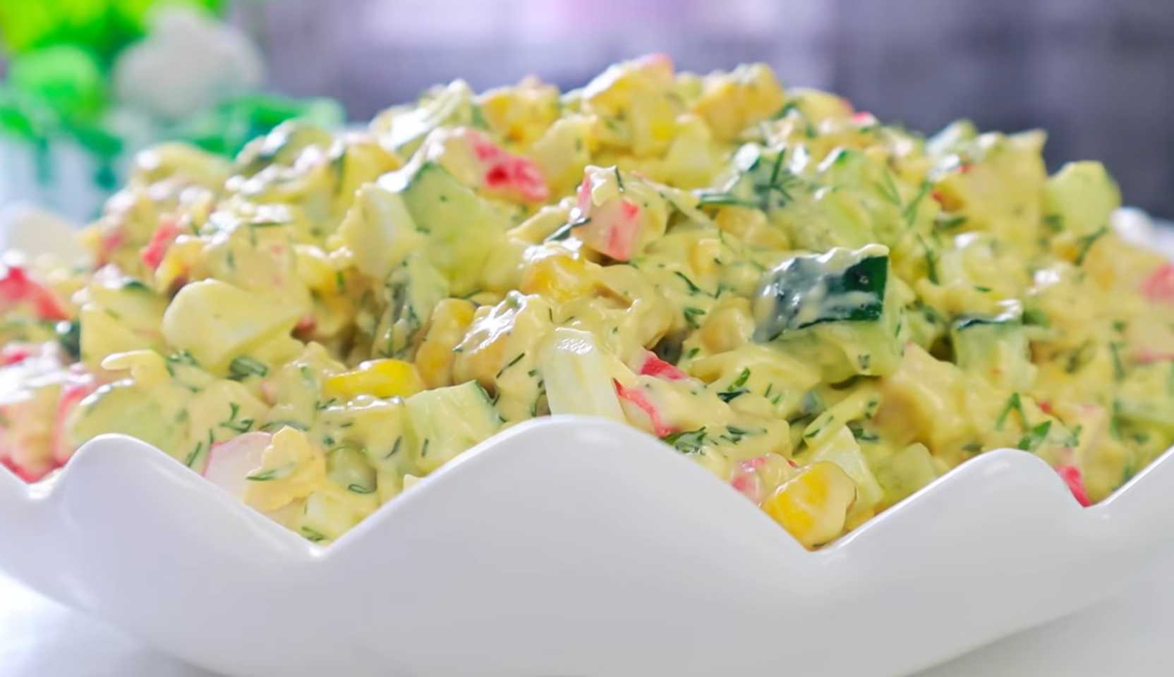 Image du plat : Salade de crabe au maïs