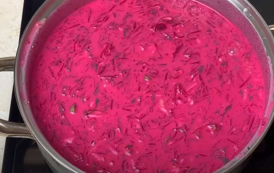 Recette : Okroshka aux betteraves et au kéfir