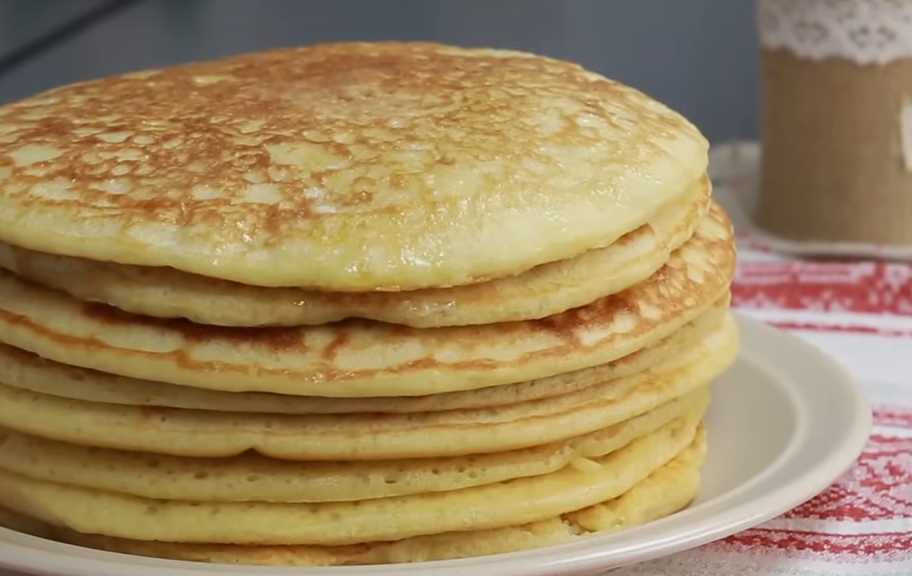 Recette : Crêpes épaisses à la levure