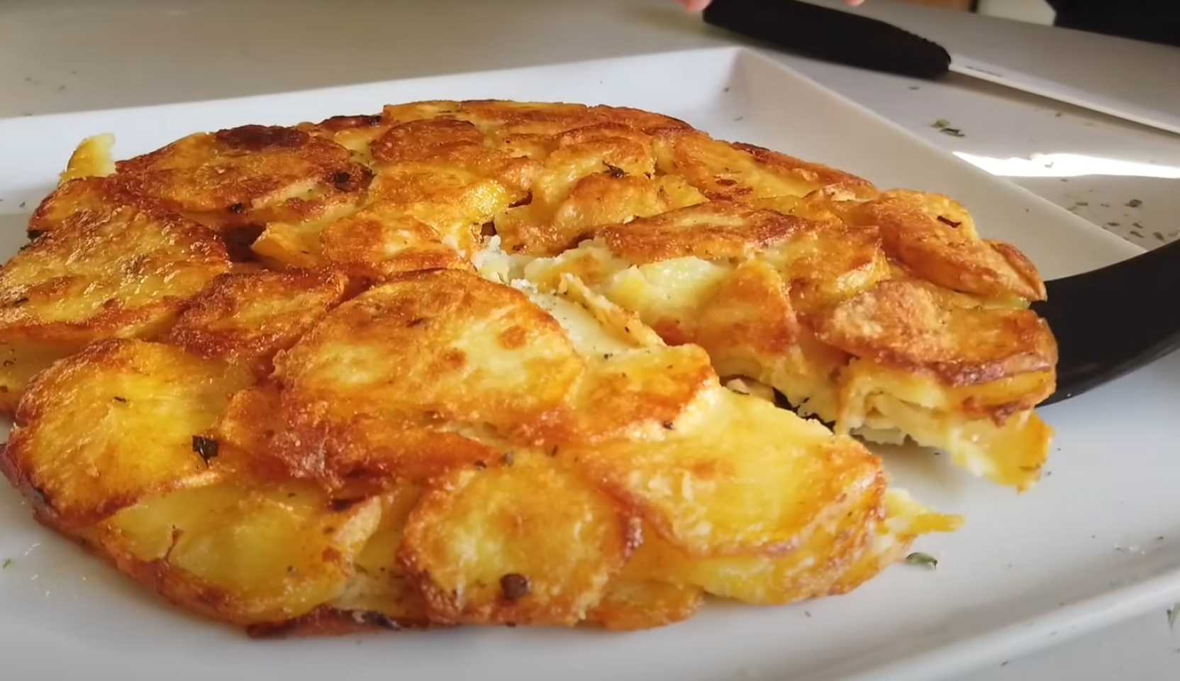 Image du plat : Frittata de pommes de terre à la poêle