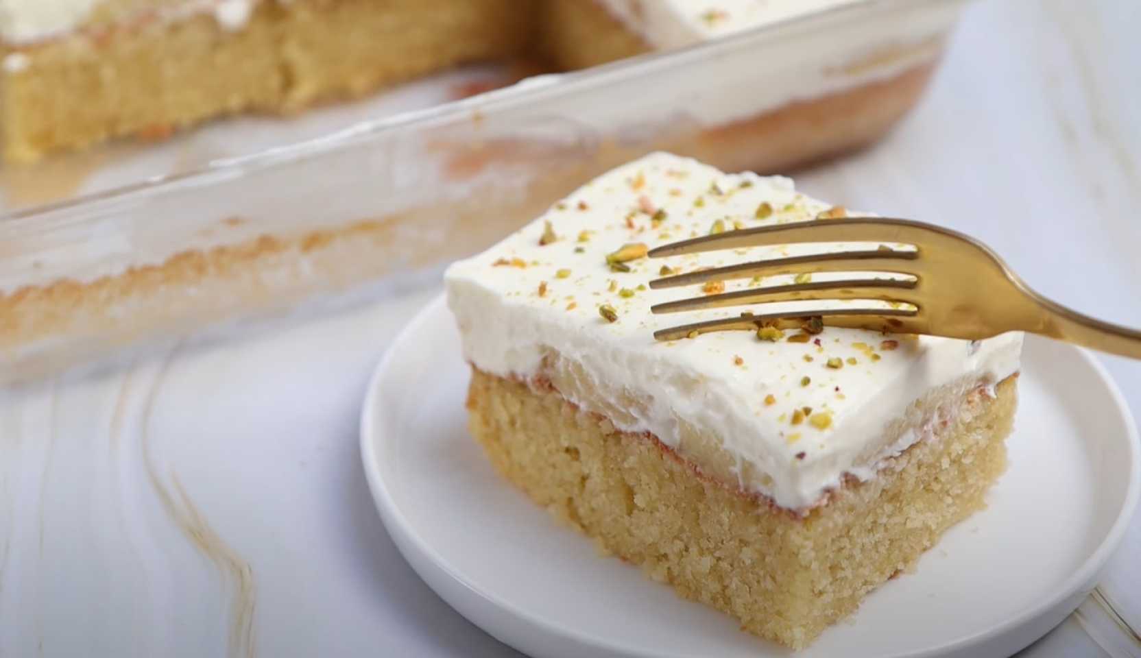 Image du plat : Gâteau éponge à l'ananas